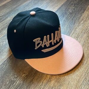 Bahamas Black and Pink Cap
